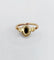 Bague 52 Bague marguerite en or 18k, saphir et diamants taille rose 58 Facettes A07233