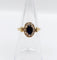 Bague 52 Bague marguerite en or 18k, saphir et diamants taille rose 58 Facettes A07233