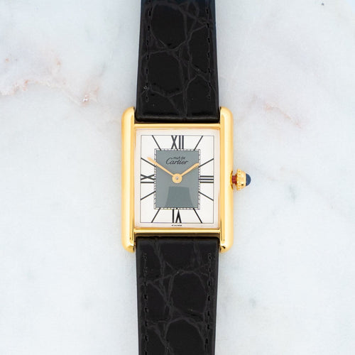 Montre Cartier Tank Must - Montre LM en vermeil 58 Facettes 527