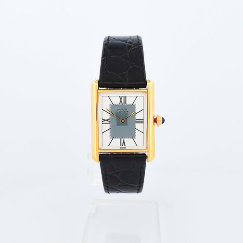 Montre Cartier Tank Must - Montre LM en vermeil 58 Facettes 527