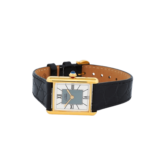 Montre Cartier Tank Must - Montre LM en vermeil 58 Facettes 527