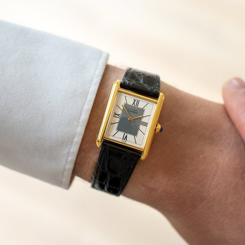 Montre Cartier Tank Must - Montre LM en vermeil 58 Facettes 527