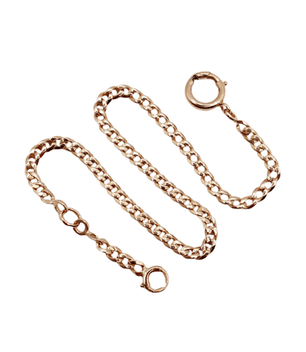 Montre Chaîne giletière de montre en or rose 18k 58 Facettes A07241