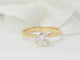 Bague 52.5 Bague solitaire en or jaune et diamant 0,97 ct 58 Facettes 33118