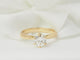 Bague 52.5 Bague solitaire en or jaune et diamant 0,97 ct 58 Facettes 33118