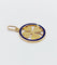 Pendentif Pendentif trèfle en or 18k et émail bleu 58 Facettes A07246