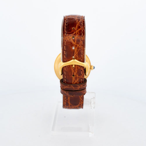 Montre Cartier Must Vendôme - Montre LM en vermeil cadran romain citron 58 Facettes 523
