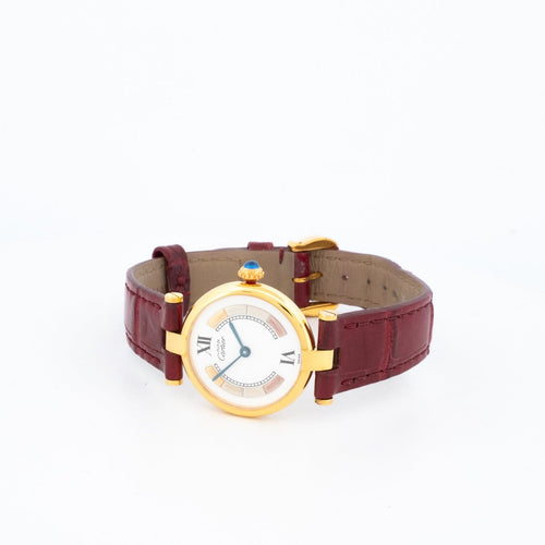 Montre Cartier Must Vendôme - Montre SM en vermeil 58 Facettes 529