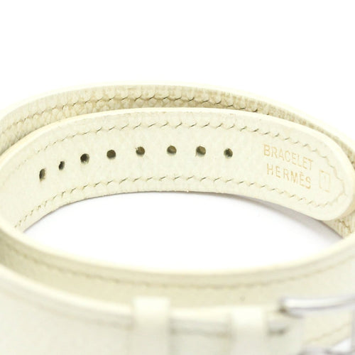 Montre Hermès Heure H - Montre double tour en acier et cuir 58 Facettes xpzwion4jt