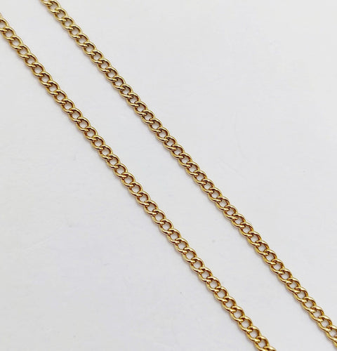Collier Collier maille gourmette 40,5 cm en or jaune 18K 58 Facettes A07126