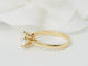 Bague 54 Bague solitaire en or jaune 18 kt et diamant 1,59 ct 58 Facettes 32058