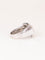 Bague 53 Bague géométrique en or blanc et diamants 58 Facettes 1239