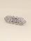 Boucles d'oreilles Broche double clip en or blanc et diamants 58 Facettes 1242.4