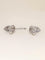 Boucles d'oreilles Broche double clip en or blanc et diamants 58 Facettes 1242.4
