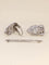 Boucles d'oreilles Broche double clip en or blanc et diamants 58 Facettes 1242.4