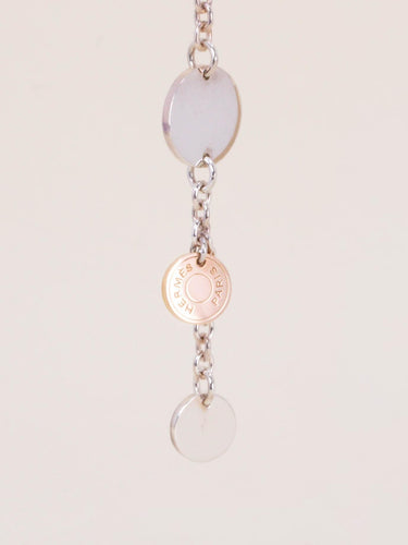Boucles d'oreilles Hermès Confettis - Boucles d'oreilles en argent et or rose 58 Facettes 1218.8