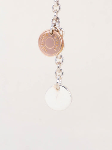 Boucles d'oreilles Hermès Confettis - Boucles d'oreilles en argent et or rose 58 Facettes 1218.8