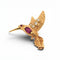 Broche E. Wolfe & Co - Broche colibri en or jaune, rubis et diamants 58 Facettes BRO-1001