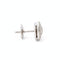 Boucles d'oreilles Boucles d'oreilles cœur vintage en or blanc 18 ct et diamants 58 Facettes EA-1003
