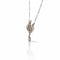 Collier Art Nouveau - Collier pendentif en platine et diamants 58 Facettes NE-1009