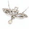 Collier Art Nouveau - Collier pendentif en platine et diamants 58 Facettes NE-1009