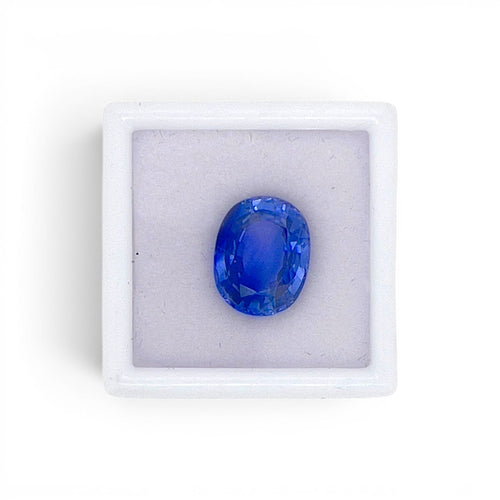 Saphir - Pierre coussin ovale 5,67 ct, Sri Lanka 58 Facettes