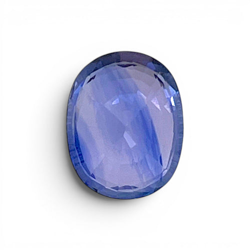 Saphir - Pierre coussin ovale 5,67 ct, Sri Lanka 58 Facettes