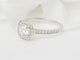 Bague 54 Bague solitaire en or blanc et diamants 0,68 ct 58 Facettes 31790/32624