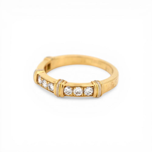 Bague 53 Cartier Contessa - Bague en or jaune et diamants 58 Facettes RI-1029