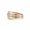Bague 51 Cartier Trinity - Bague en or tricolore et diamants 58 Facettes RI-1018