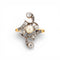 Bague 54 Art Nouveau - Bague en or jaune, platine, perle et diamants 58 Facettes RI-1032