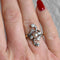 Bague 54 Art Nouveau - Bague en or jaune, platine, perle et diamants 58 Facettes RI-1032
