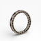 Bague 52 Bague éternité vintage en or 18k, rubis et diamants 58 Facettes RI-1035