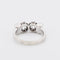 Bague 51 Art déco - Bague Toi et Moi en platine, or blanc et diamants 58 Facettes