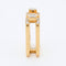 Bague 48 Jean Vendôme - Bague double anneau en or jaune et diamants 58 Facettes RI-1002