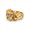 Bague 55 Art Nouveau - Bague gargouille en or jaune, rubis et diamant 58 Facettes RI-1016