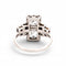 Bague 53 Art déco Toi et Moi - Bague en platine et diamants taille ancienne 58 Facettes RI-1048