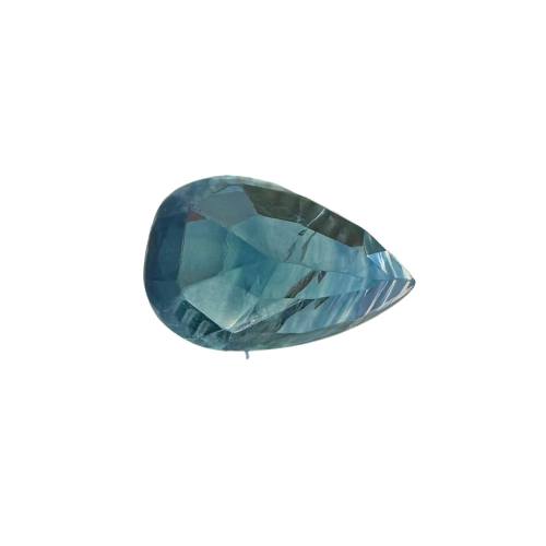 Saphir bleu - Pierre poire 1,40 ct chauffée