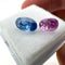 Saphirs de Ceylan - Pierres taille ancienne 5 ct non chauffées 58 Facettes