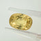 Saphir jaune naturel - Pierre coussin ovale 6,10 ct, Ceylan 58 Facettes