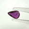 Rubis naturels Siam - Pierres taille poire 0,75 ct sans chauffe 58 Facettes