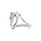 Bague 55 Giovanni Ferraris - Bague en or blanc, diamants et rubis 58 Facettes 35698