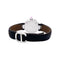 Montre Cartier Miss Pasha - Montre en acier et cuir 58 Facettes 35704