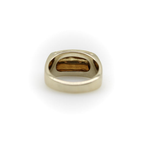 Bague 50 Bvlgari Tronchetto - Bague vintage deux ors 18K 58 Facettes A2009J