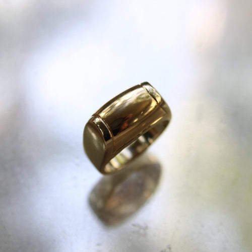 Bague 50 Bvlgari Tronchetto - Bague vintage deux ors 18K 58 Facettes A2009J