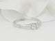 Bague 53 Bague solitaire en or blanc et diamants 58 Facettes 32448/31791