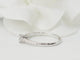 Bague 53 Bague solitaire en or blanc et diamants 58 Facettes 32448/31791