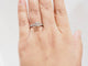 Bague 54 Bague solitaire en or blanc et diamants 1,20 ct 58 Facettes 32038