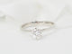 Bague 52.5 Solitaire - Bague en or blanc et diamant 0,58 ct 58 Facettes 28293/31331