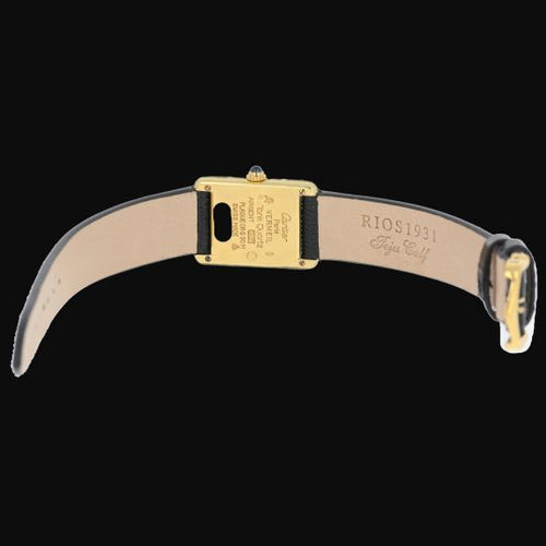 Montre Cartier Tank Vermeil - Montre en plaqué or 58 Facettes MT44835
